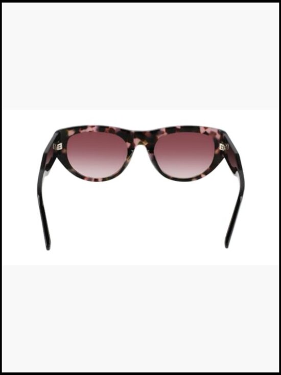 Oval Sunglasses with 100% UV Protection and Gradient Lens